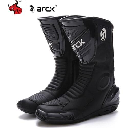 ARCX Motorcycle Boots Men Motorcycle Boot For 4 Season Outdoor Sports Racing Boots Street Moto Cruiser Touring Riding Shoes