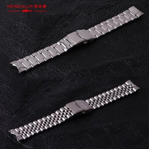 Heimdallr Solid Watch Strap 22MM Width Solid 316L Stainless Steel SKX007 Diver Watch Bracelet For Mens Diving Watch