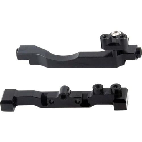 Servo Mount CNC Machined Aluminum Servo Mounts Frame Rail Brace Bracket for RC Car Axial SCX10 III SCX10.3 AXI03007