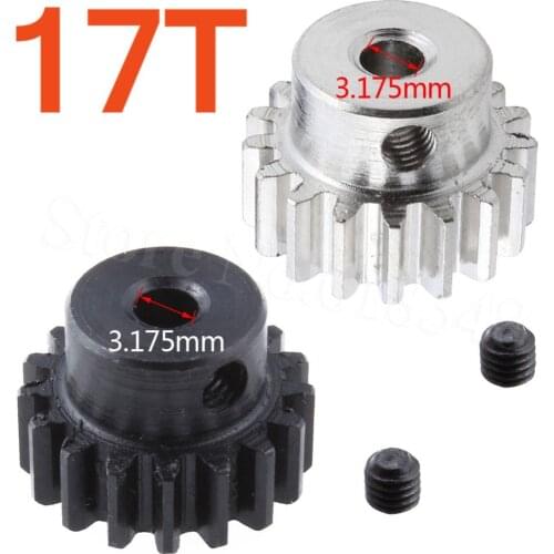 Metal Motor Pinion Gear 17T 0088 3.175mm Hole For WLtoys 12428 12423 1/12 RC Car Crawler Short Course Truck Upgrade Parts