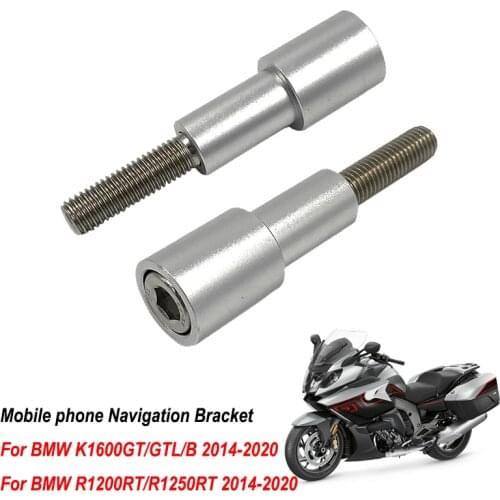 Motorcycle Extension Rod Support Mobile Phone Navigation Bracket For BMW K1600B K1600GT K1600GTL K1600B R1200 1250 RT 2014-2020