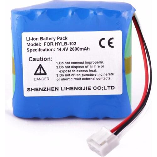 High Quality Imported Battery Cells HYLB-102 Battery For EDAN SE-1 SE-300 SE-300A SE-300B SE-300G SE-1200 HYLB-102 Battery