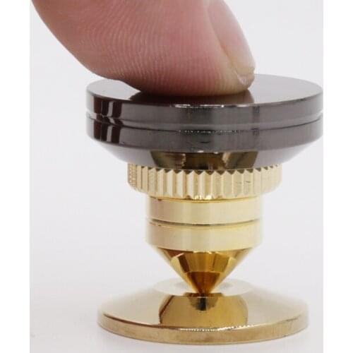 28*27mm High Quality Brass HIFI Audio Speaker Amplifier CD Player DAC Turntable Isolation Spike Feet DISC