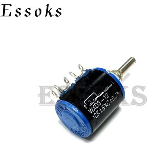 WXD3-12 1W Wirewound Potentiometer 100 220 470 1K 2.2K 3.3K 4.7K 10K 22K 33K 47K Ohm 100R 220R 470R 2K2 3K3 4K7