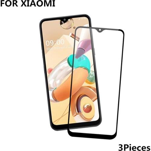 FOR xiaomi full screen covered tempered glass for redmi note9 note9pro note8pro note9s 10x note8 note7pro A3 3pieces