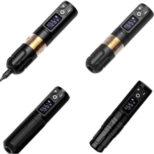 2021 New Wireless Tattoo Machine Pen Brush Coreless Motor Strong Quiet With Fast Charging Battery Free Shipping