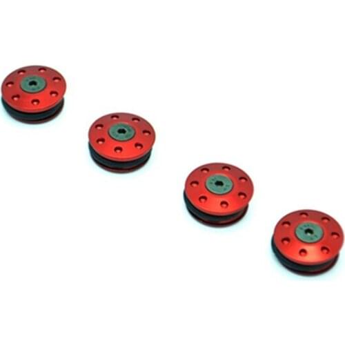 4pcs for Ducati Scrambler 800 Frame Insert Plug Kit aluminum Red