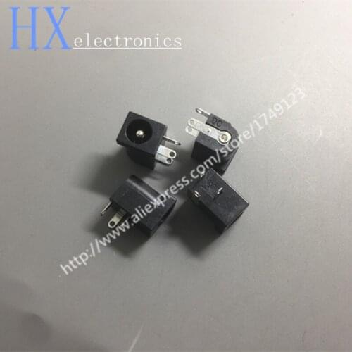 Free shipping 200PCS DC005 5.5*2.5 DC Power supply DC-005 5.5-2.5MM Power supply socket