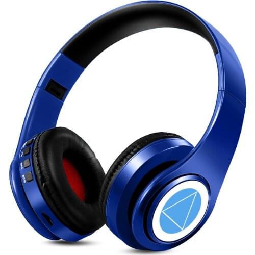 Bluetooth Headphones Wireless Earphone Over-ear Noise HiFi Stereo Canceling Gaming Headset with Mic Support TF Card