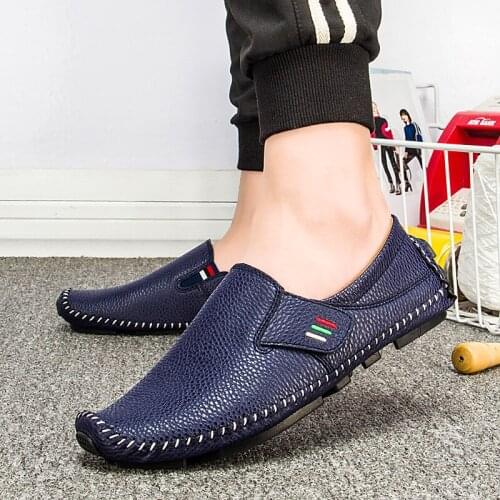 Large spring 2020 big schoenen white shoe genuine size shoes scarpe mens autumn leather Mens fashion men casual classic male 47