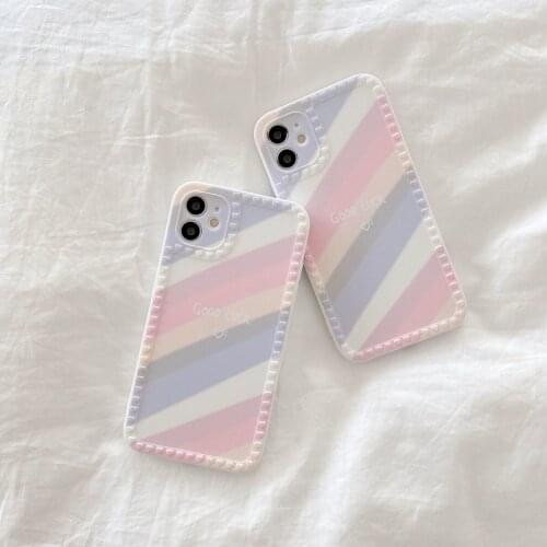 INS Good Lucky Rainbow Case for OPPO A92S A52 A92 A72 A31 A5 A9 2020 A11X A59 F1S A59S F11 A83 A57 A39 F3 Lite A55 Realme X K3