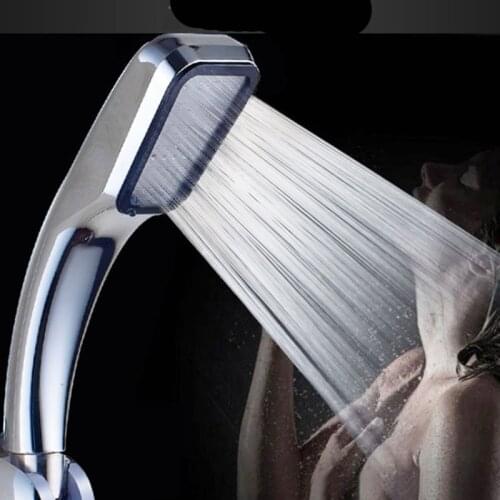 Pressured Showerhead Rainfall 300 Holes Shower Head With Hose And Holder Bathroom Accessories Spray Nozzle