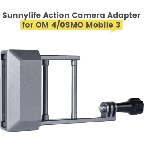 Sunnylife Action Cameras Adaptermobile Phone Gimbal Adjustable Self-Counterweight for OM 4/Osmo Mobile 3 Accessories