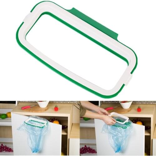 Kitchen Hanging Trash Can Waste Bin Garbage Rack Tool Storage Holders Trash Racks Fashion Kitchen Cabinet Door Basket #P3