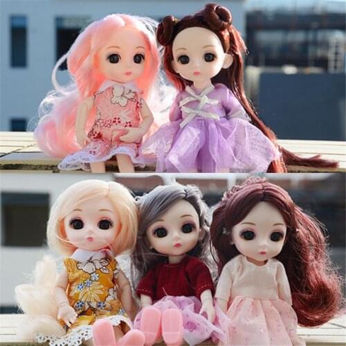 16 Cm BJD Doll 13 Moveable Jointed 16cm Surprise Blyth Dolls Toys Baby Naked Nude Women Body Dolls For Girls Gift Toy