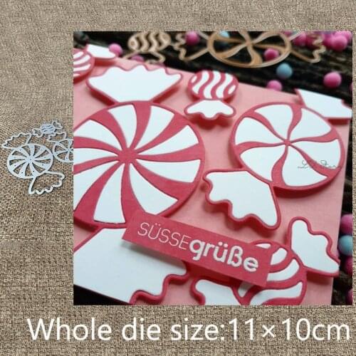 XLDesign Craft Metal Cutting Dies stencil mold 3pcs candy decoration scrapbook Album Paper Card Craft Embossing die cuts