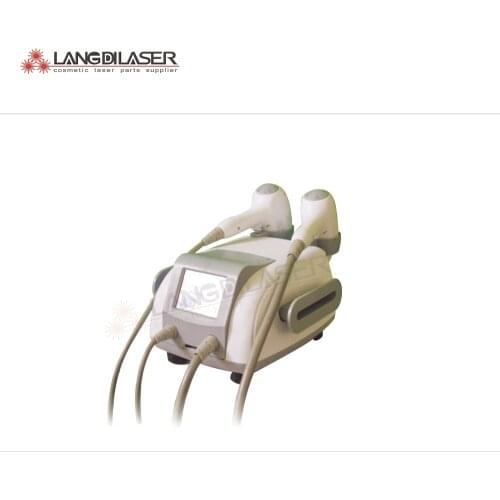 Mini 808nm diode laser hair removal machine with power 100W , spot size :8*8mm , install 2 Coherent diode laser bar