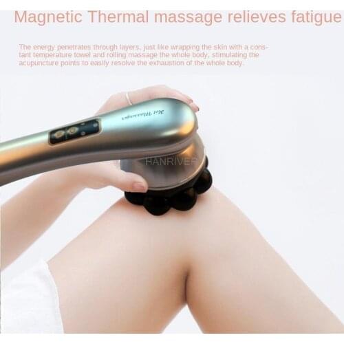 Multifunctional magnetic handheld full-body massage thermal imager, mechanical beauty, meridian heating, electromagnetic therapy