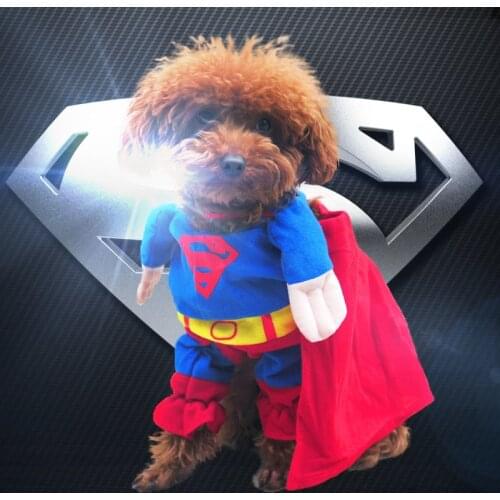 Fashion Cute Pets Sets Transfiguration Clothes Super Hero Cosplay For Dog Cat Easy Wear Soft Comfortable Like A Man Novel Sets