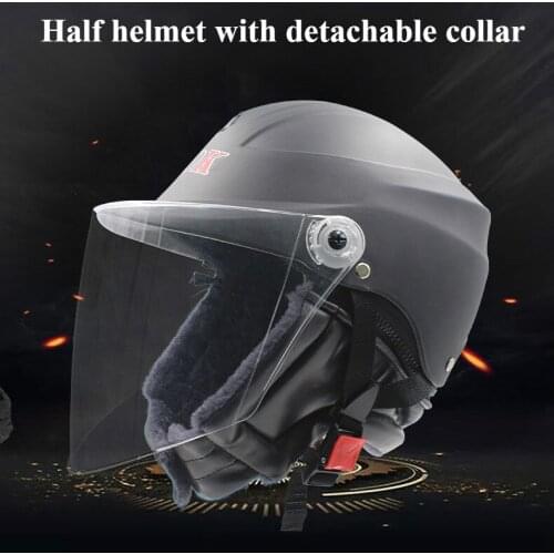 Motorcycle Parts Fashion Unisex E-Bike Moto Scooter Helmet for Men Women Summer Helmets with High Quality Goggles Half Helmet