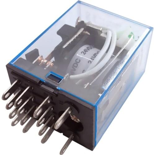 MY4NJ HH54P DC12V DC24V AC220V 5A 220V Miniature Electromagnetic General Purpose Relay 5A/240VAC 28VDC Contact Load