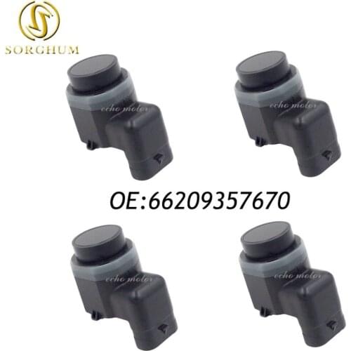 New 4pcs 66209357670 9357670 PDC Parking Sensor Bumper Object Reverse Assist Radar For BMW