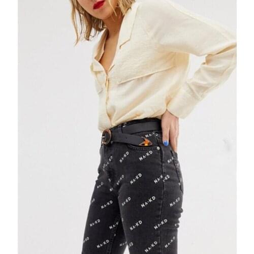 New Wide Belt Female Dress Belts Decorate Waistband Fashion Round Buckle Belt Party Belt BY03