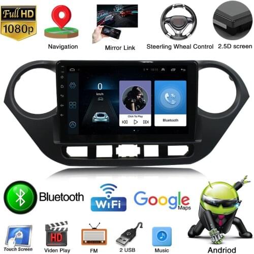 Suitable for Hyundai I10 the Overseas Version of Intelligent Android Large Screen Reversing Camera of Hyundai I10 Navigator