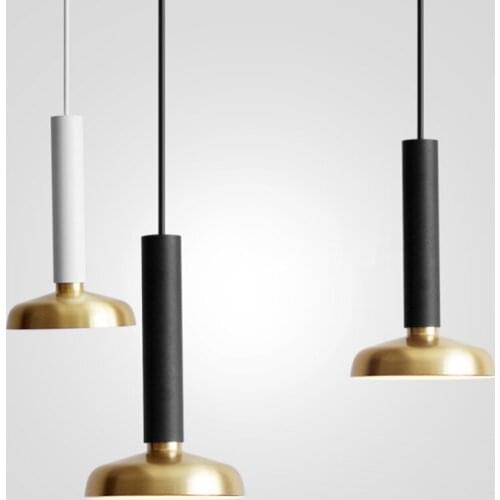 Post modern simple bar personality designer exhibition hall bedroom bedside restaurant flashlight modeling pendant lamp