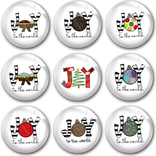 Handmade Merry Christmas Christ Joy Born Baby Round Photo Glass Cabochons Demo Flat Back DIY Jewlery Making Findings Accessory