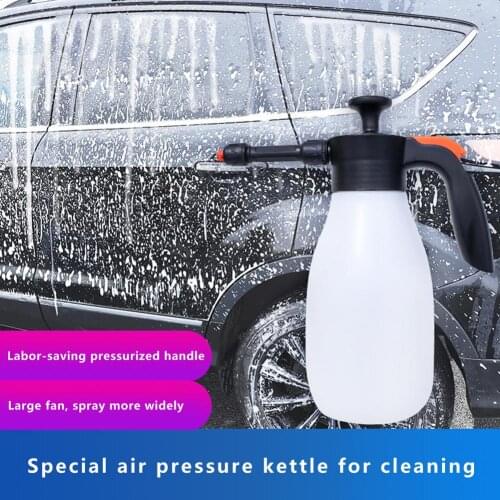 1.5L Hand Pump Foam Sprayer Hand Pressurized Foam Sprayer Pressure Foam Cannon Snow Foam Nozzle Car Cleaning Tool Switch Lock