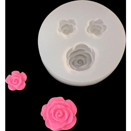 Rose flowers Silicone Pendant DIY Mold Jewelry Making Tool Resin Accessories Crafts resin molds for jewelry