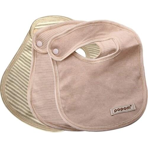 Baby Bibs Burp Cloths Scarf Wipes High Quality Organic Cotton Bib for Newborn Infant Toddler Kids Saliva Towel 3 Pcs/Lot