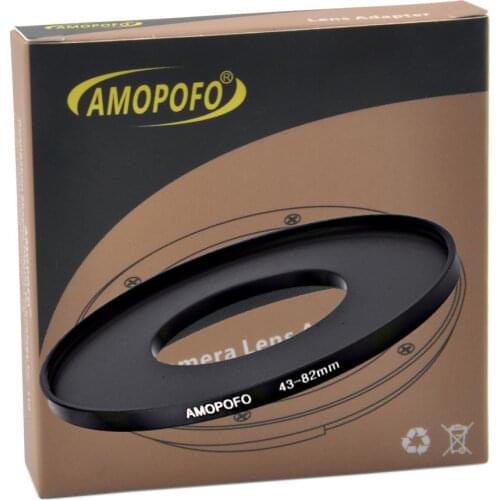 Universal 43-82mm /43mm to 82mm Step Up Ring Filter Adapter for UV,ND,CPL,Metal Step Up Ring Adapter