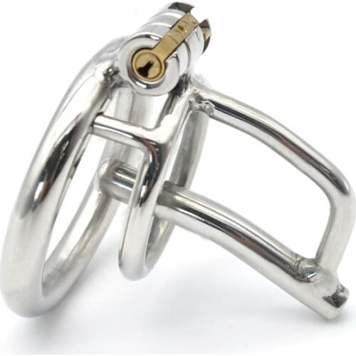 New Male Stainless Steel Cock Penis Cage Catheter Urethral Stretching Sounding Stimulate Chastity Belt Devices BDSM Sex Toy A279