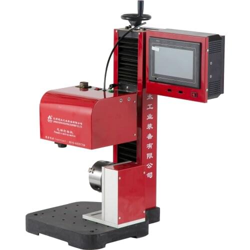 Kuntai pneumatic rotary dot peen marking machine for engraving on metal jewelry