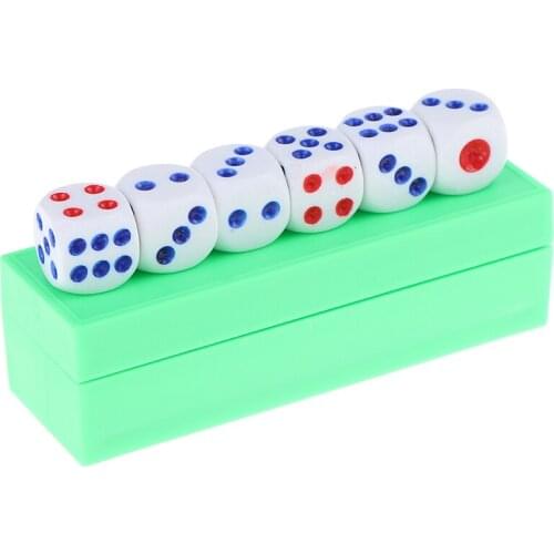 Prediction Dices (Normal Dice And Instruction) Magic Tricks Six Die Flash Change