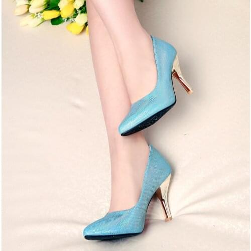 2017 Hot sale Big Size 32-47 Shoes Woman Wedding Ladies High Heel Shoes Fashion Sweet Dress Pointed Toe Women Party Pumps T529