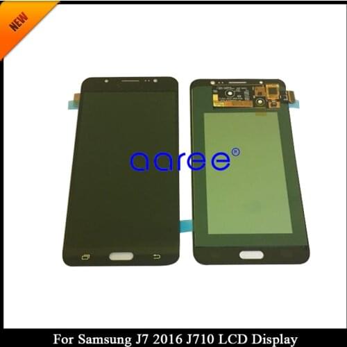 100% tested Super AMOLED For Samsung J7 2016 J710 LCD For Samsung J710F J710 Display LCD Screen Touch Digitizer Assembly