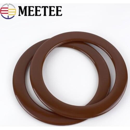 2/8pcs O Ring Bag Handles For Crochet Obag Resin Buckles For Handbag Wallet Purse Frame Clasp DIY Bag Hanger Accessories KY958