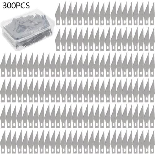 300PCS 11# Blades For X-acto Exacto Tool SK5 Graver Hobby Style Multi Tool Craft Cutting Tools Rubber Seal For Mobile Phone Film
