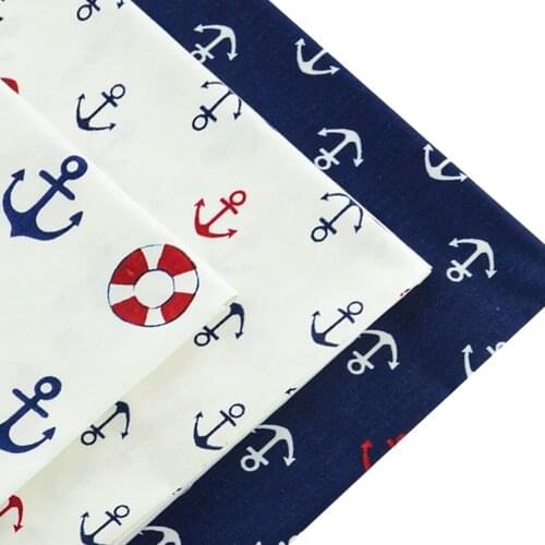 African Ankara Fabric 2 PCS/Lot 40cmx50cm Anchor Design Fat Quarter Fabrics 100% Cotton Fabric Quilting Tecido Patchwork Sewing