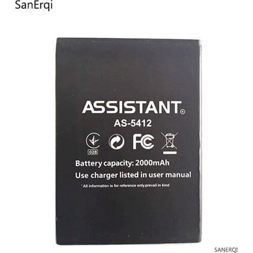 10pcs Battery For ASSISTANT AS-5412 Battery 2000mAh