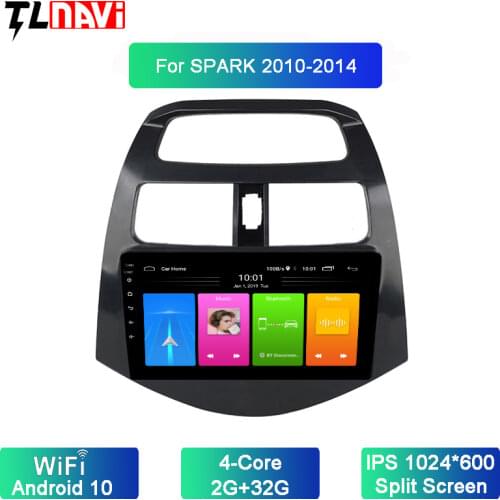 Android 10 For 1CHEVROLET Spark Beat 2010 2011 2012 2013 2014 Multimedia Stereo Car DVD Player Navigation GPS Radio