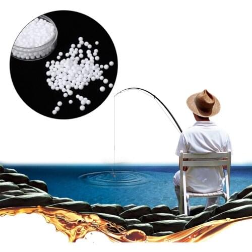 U2JB 1 Box Fishing Bait Foam Buoyancy Pop Ups White Lure Round Beads Carp Bream