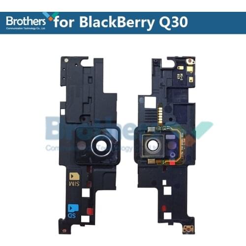 Back Camera Case For Blackberry Passport Q30 Rear Big Camera Cover with Camera Glass Microphone Flex Cable Phone Repair Parts