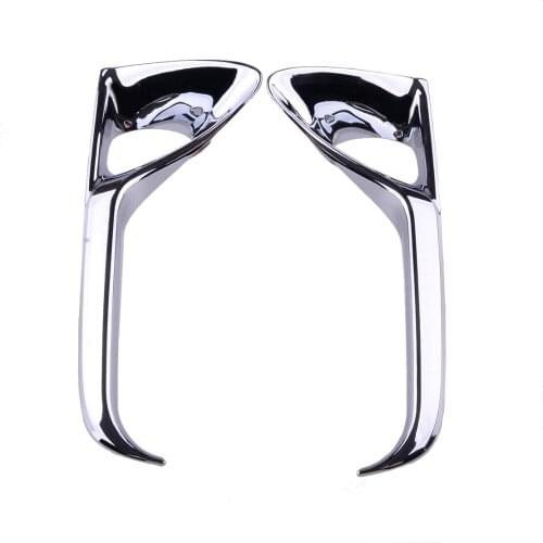 CITALL Front Fog Light Lamp Cover Trim Decor Chrome fit for Lexus RX350 2016 2017 2018 2019