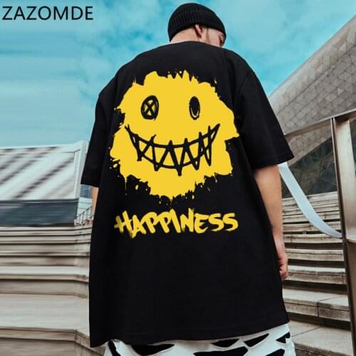 ZAZOMDE 2021 T-shirts Men/Women Summer Cotton Tops Tees Print T shirt Men loose o-neck short sleeve Fashion Tshirts Plus Size