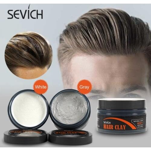 Sevich Hair Styling Clay Long-lasting Dry Stereotypes Type Clay 100g New Hair Wax Disposable Strong Modeling Mud Shape Hair Gel