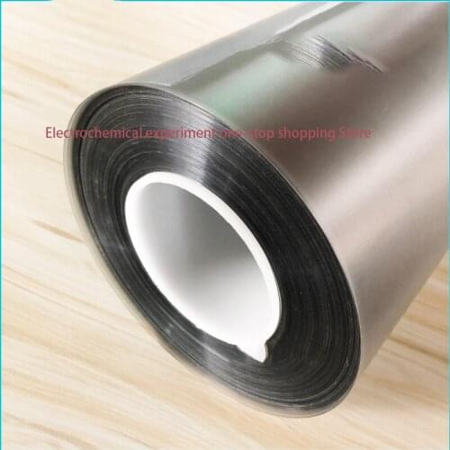 Customized Low Resistance Flexible ITO Conductive Film 6 Ohm PET Flexible Solar Thin Film Battery 100*300MM